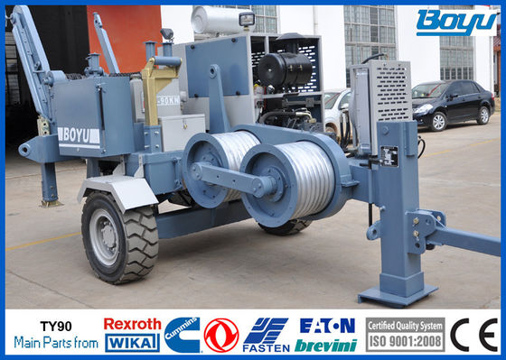 330KV High Voltage 90kN Power Line Stringing Equipment