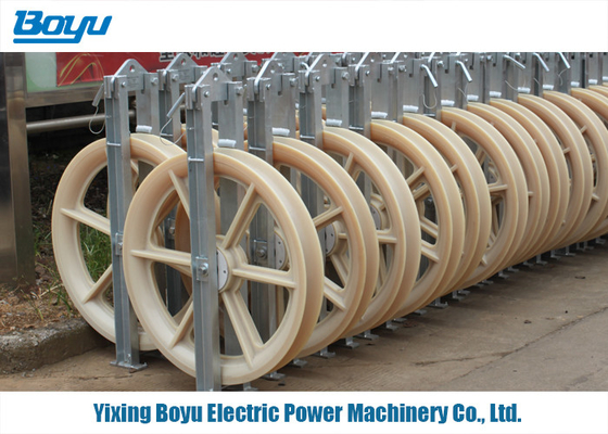 Nylon đơn bọc dẫn pulley chạy ra khối bảo vệ dây